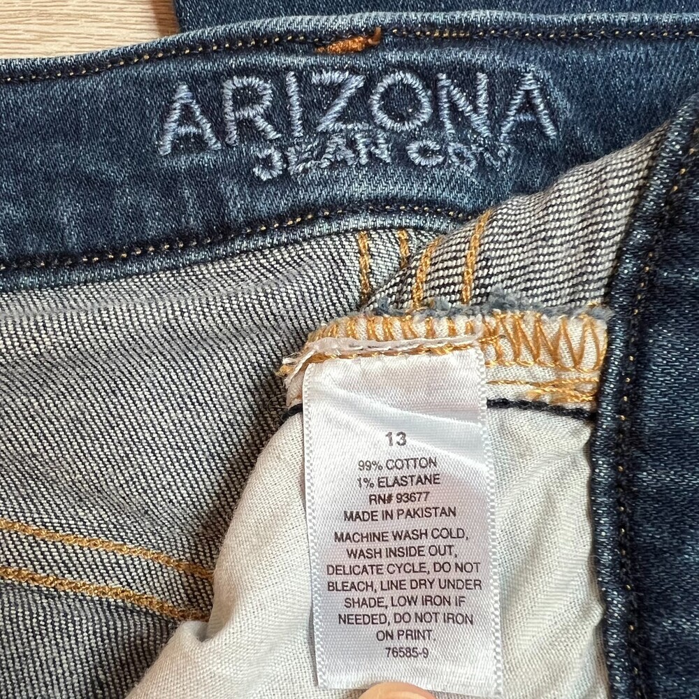 Arizona Jeans Co Jeans Womens Size 13 High Rise Vintage 70's Flare Leg - Picture 8 of 15